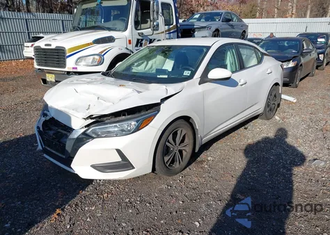 2021 Nissan Sentra Sv Xtronic Cvt из США, поврежденный, VIN 3N1AB8CV2MY233137